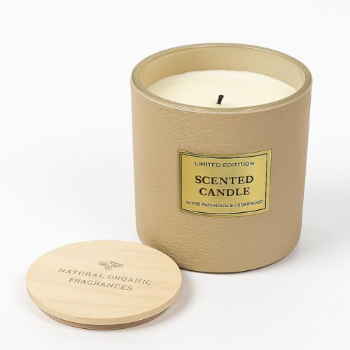 Limited Edition Scented Candle - "White Patchouli & Cedarwood" ????️