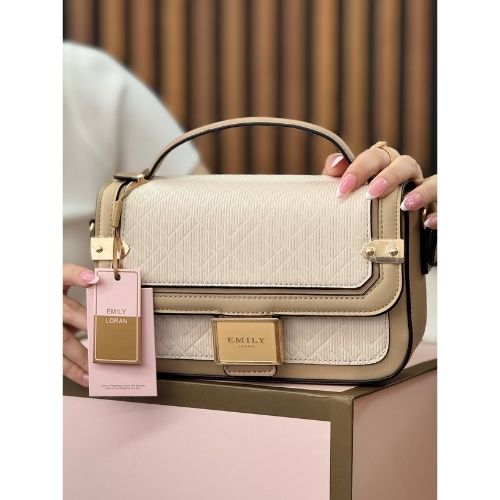 Emily Laurent small size, base 24 cm, white and pink