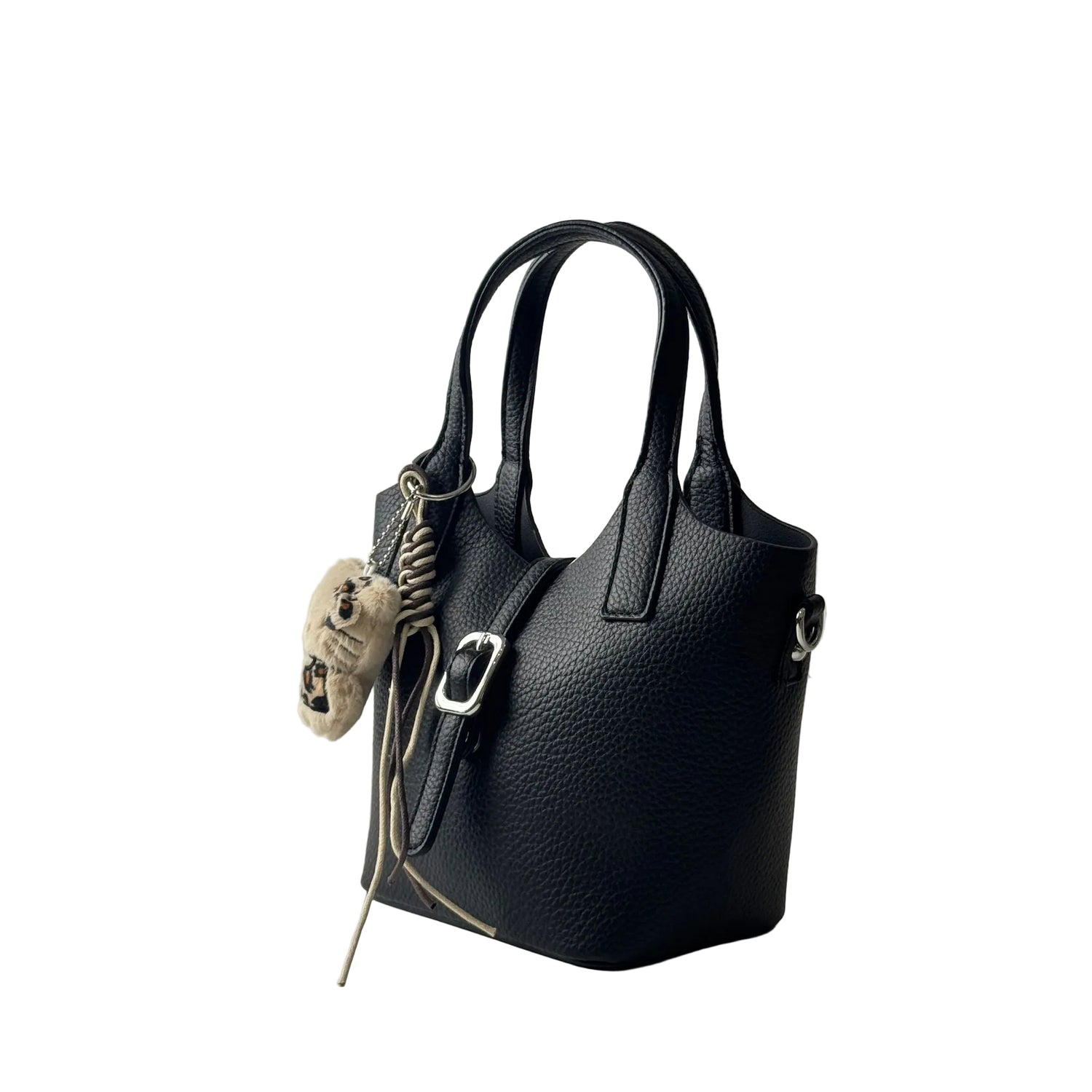 Stylish bag with a teddy bear
