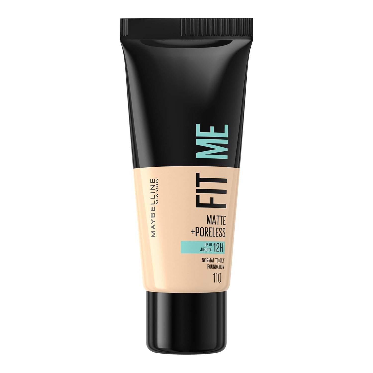 Maybelline Fit Me Matte + Poreless Foundation, 110 Porcelain, 30 ml.