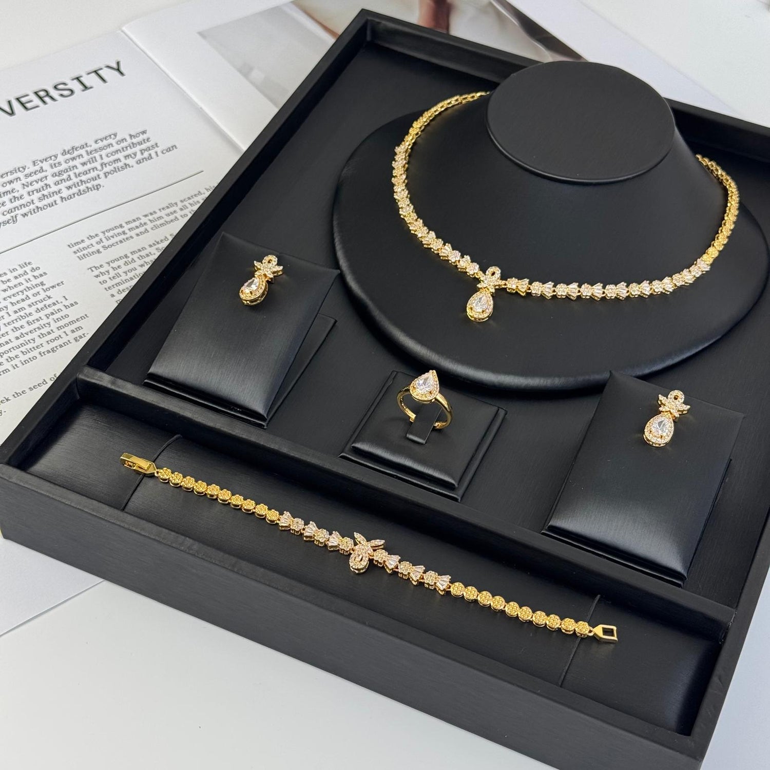 Embellished accessory set