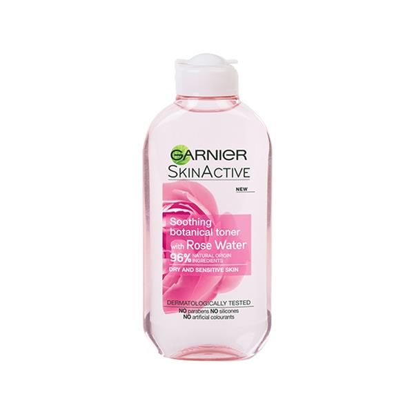 Garnier Natural Rose Water Toner for Sensitive Skin - 200ml