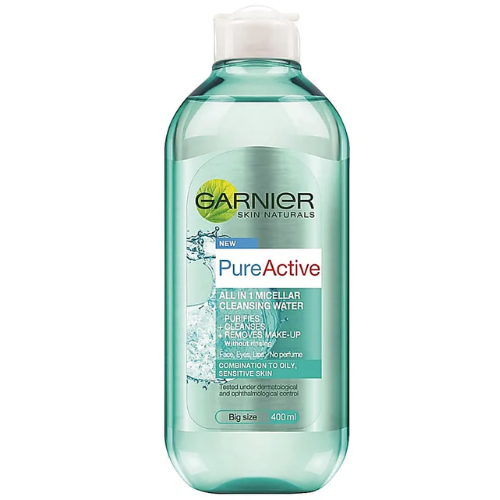 Garnier Pure Active Micellar Water 400ml for Oily and Combination Skin