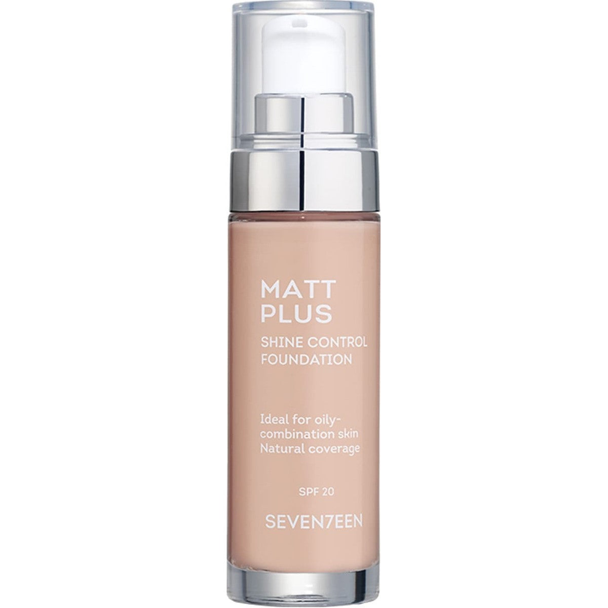 Bader "Matte Plus" Liquid Foundation in Shade 00 (Light Porcelain) is suitable for oily and combination skin.