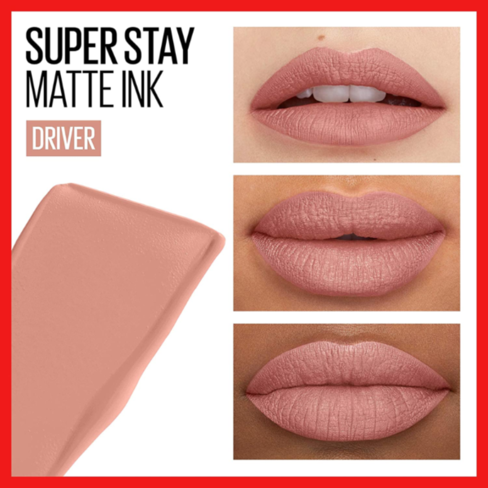 Maybelline New York SuperStay Matte Ink Liquid Lipstick - 55 "Driver"