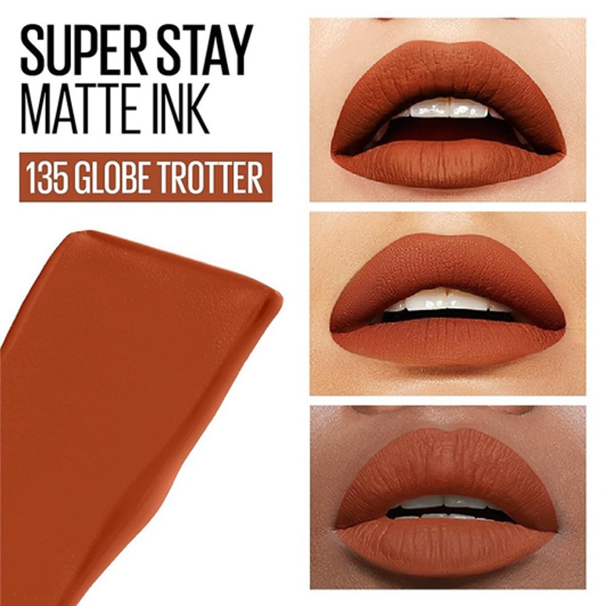 Maybelline New York SuperStay Matte Ink Liquid Lipstick - 135 Globetrotter