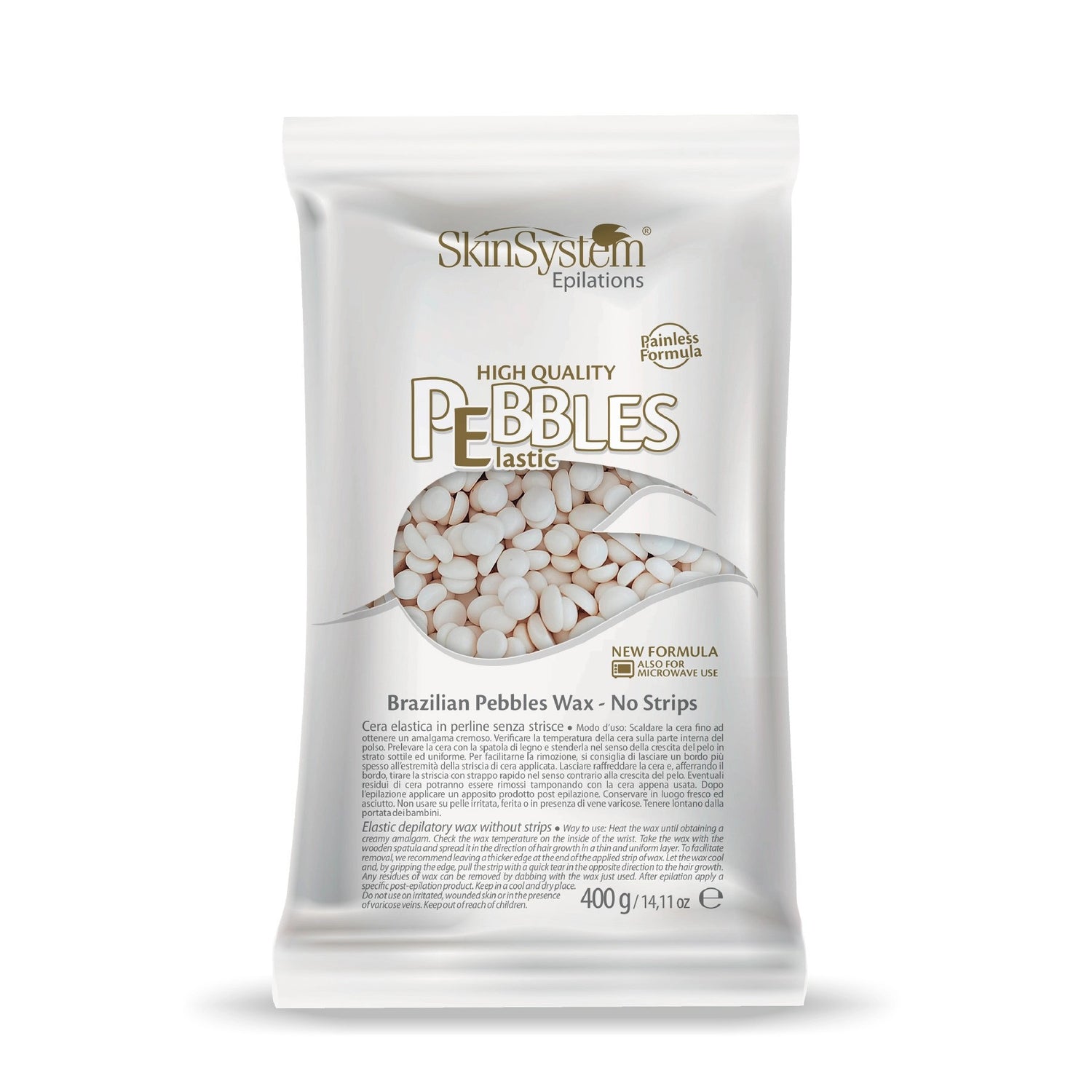 Skin System Pebbles Hard Wax - Hot Vanilla