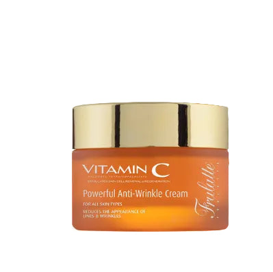Frulatte Powerful Anti Wrinkle Cream enriched with Vitamin C for All Skin Types 1.7 fl. Oz.