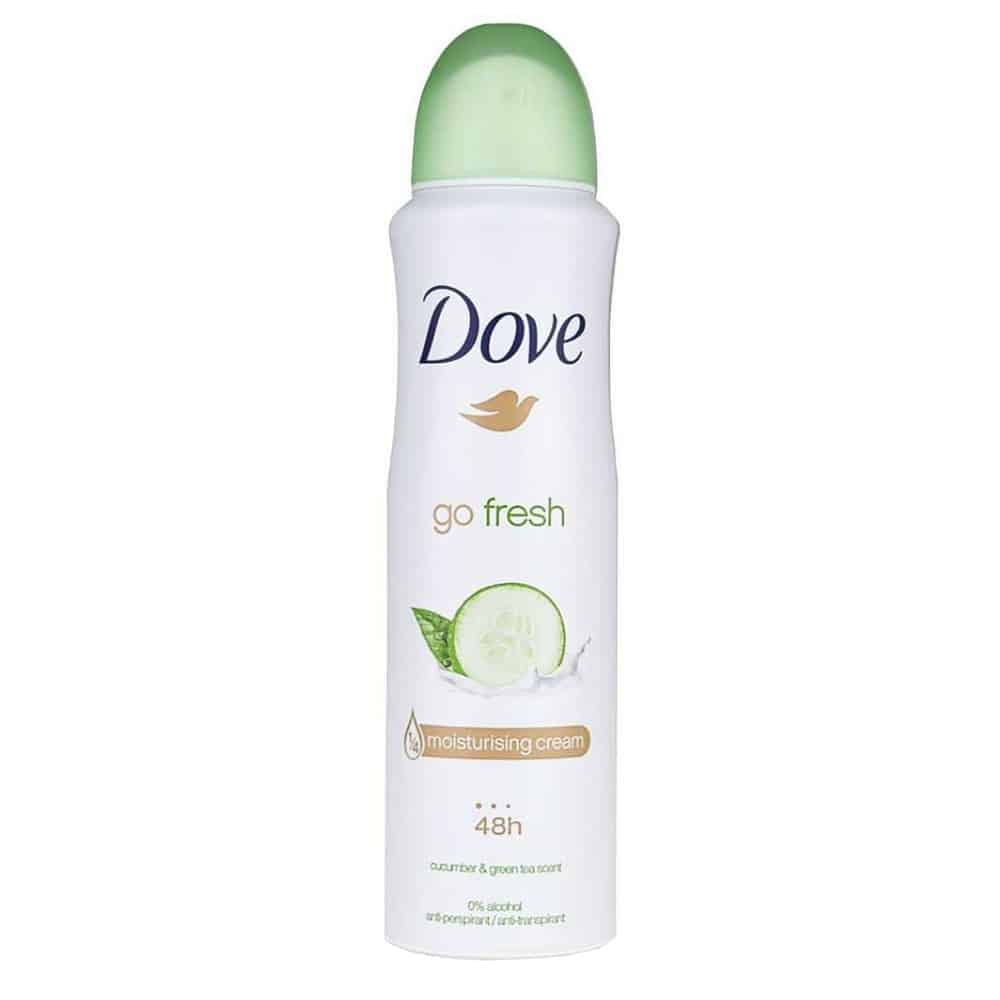 Dove Antiperspirant Spray - Cucumber & Green Tea - 150ml