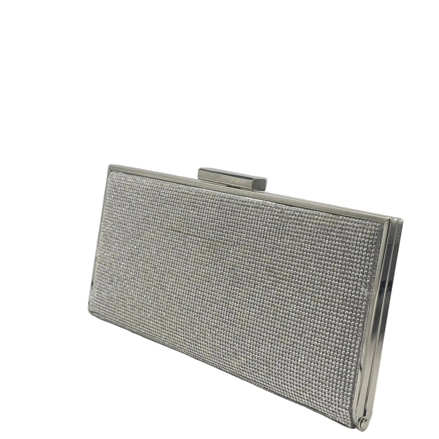 Rectangular bridal handbag, embellished, 2 colors