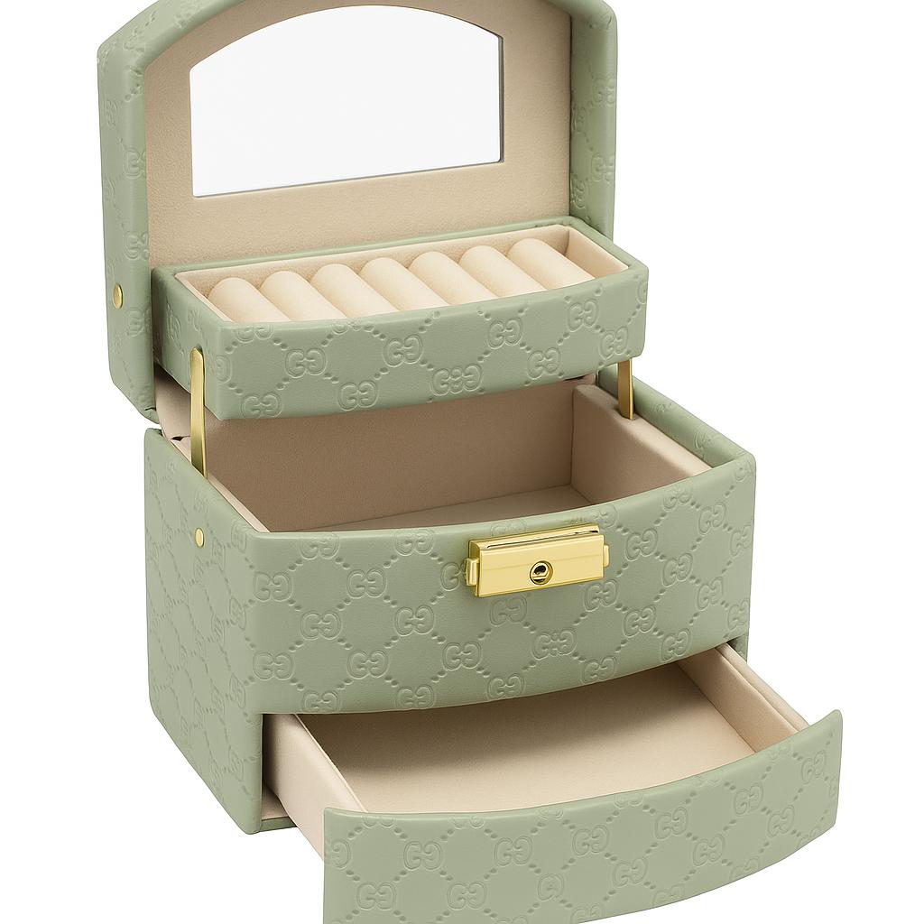 Jewelry box with a pattern