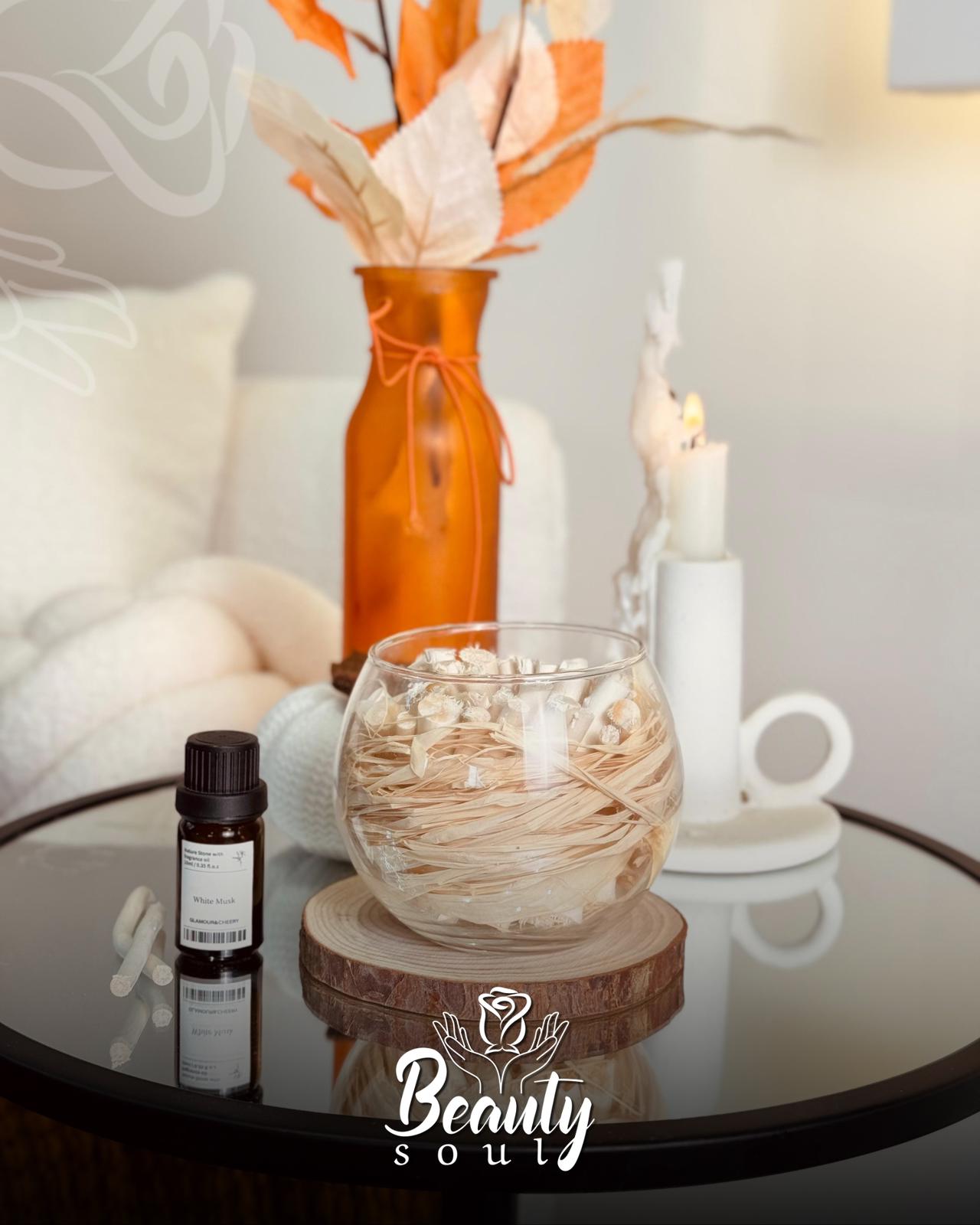 معطر طبيعي للمنزل بزيت عطري – تصميم ديكوري فاخر