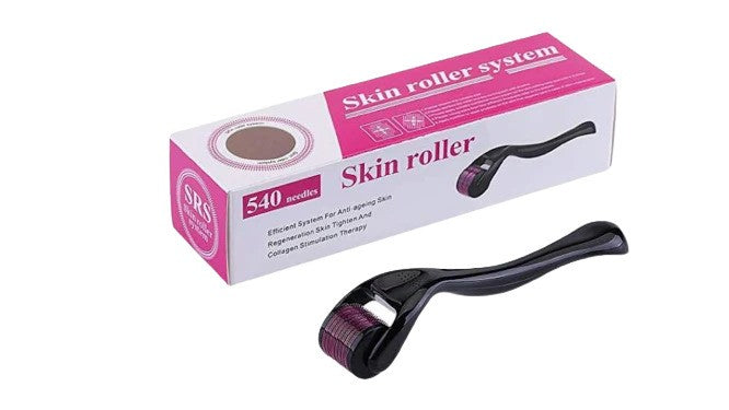 Derma Roller with 540 Titanium Needles