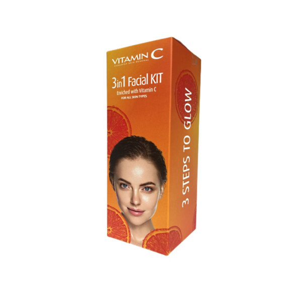  مجموعة العناية بالوجه بفيتامين سي 