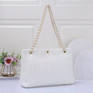 شنتة عملي حجم 26*12*37  لون ابيض