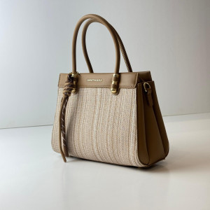 شنتة ستاتي  لون كاكي 