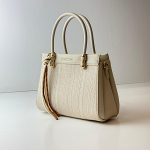 شنتة ستاتي  لون اف وايت  