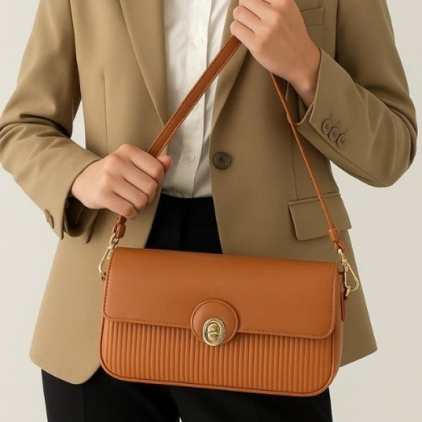  شنتة كريستن ولك لون عسلي 