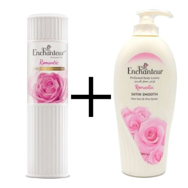 مجموعة إنشانتور رومانتيك – لوشن الجسم وبودرة التلك المعطرة